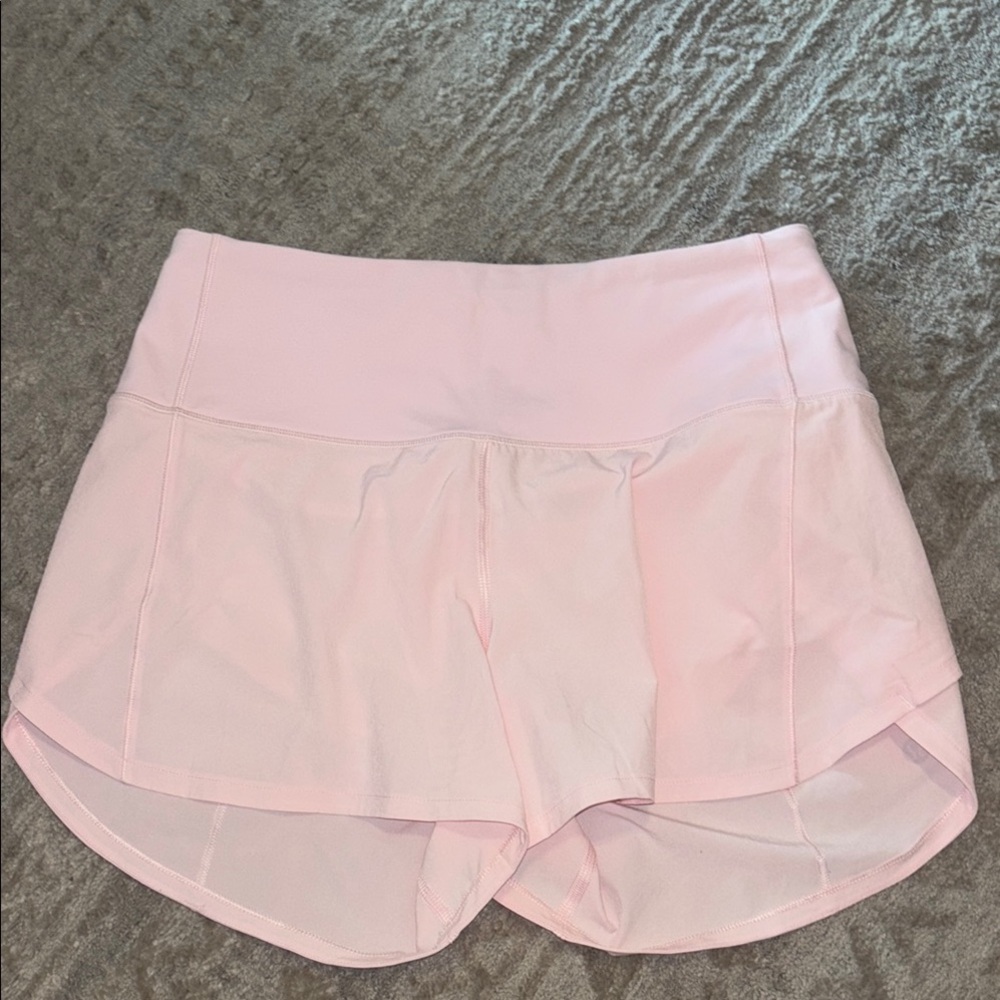 Lululemon Athletica Light Pink Athletic Shorts